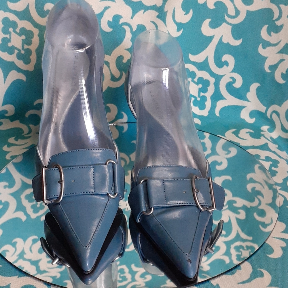 RAMPAGE RAMORE - Blue Pointed Toe Heel Size 7 - Picture 11 of 12